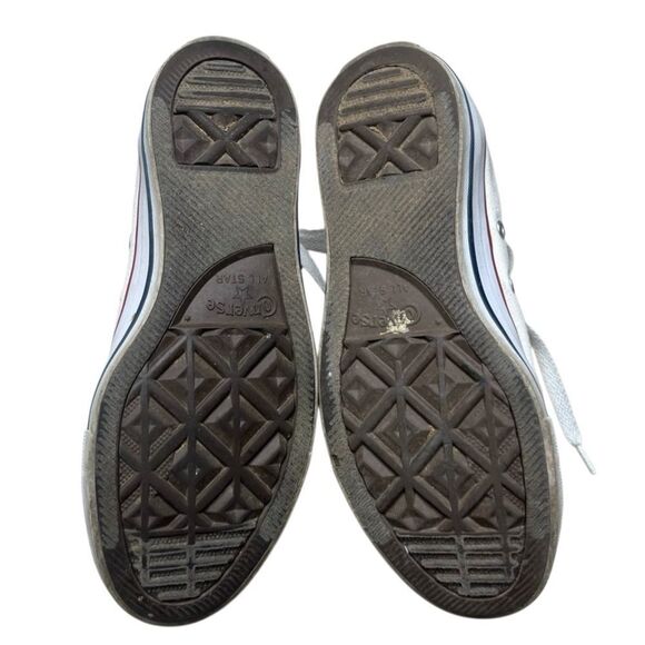 Converse White Canvas Low top Sneakers Size 7 - Picture 7 of 10